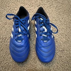 Boys Blue Adidas Soccer Cleats size 2
